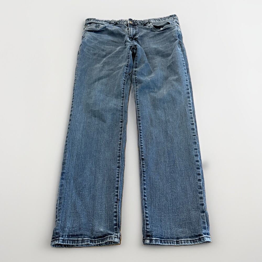 Prana Mens Blue Hillgard Cotton Blend Jeans Size 40x32 Style# 1968251